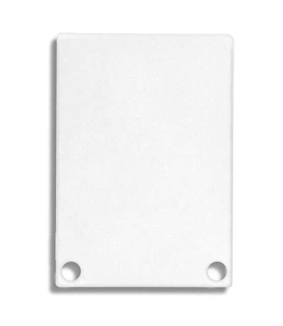 2 x LED profiel eindkapjes inclusief schroeven XL06.C4 - Wit