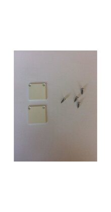 2 x LED profiel eindkapjes inclusief schroeven 01WIT Spica
