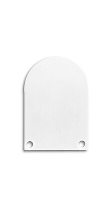 2 x LED profiel eindkapjes inclusief schroeven XL06.C4 - Wit