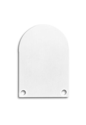 2 x LED profiel eindkapjes inclusief schroeven XL06.C4 - Wit