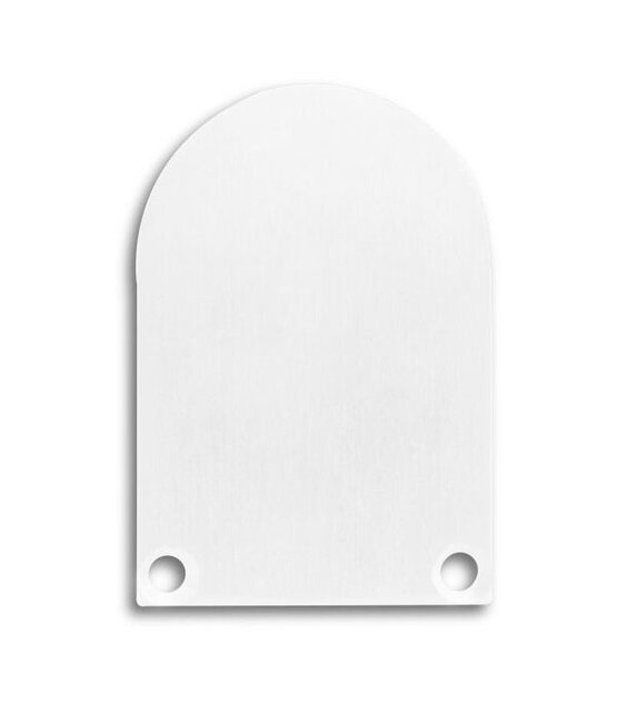 2 x LED profiel eindkapjes inclusief schroeven XL06.C4 - Wit