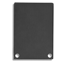 2 x LED profiel eindkapjes inclusief schroeven XL06.C3 - Zwart