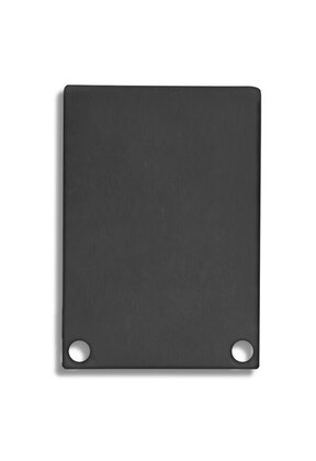 2 x LED profiel eindkapjes inclusief schroeven XL06.C3 - Zwart