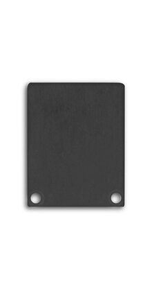 2 x LED profiel eindkappen inclusief schroeven - XL04ZWART.C2