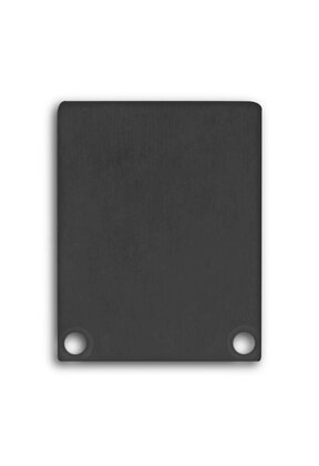 2 x LED profiel eindkappen inclusief schroeven - XL04ZWART.C2
