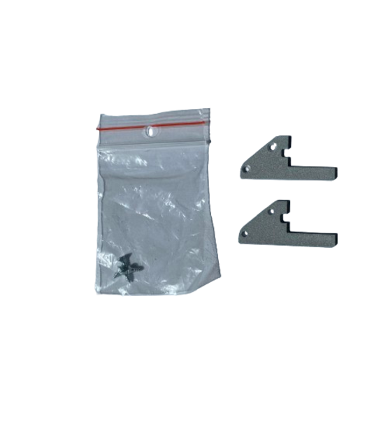 2 x LED profiel eindkappen - D10ALU