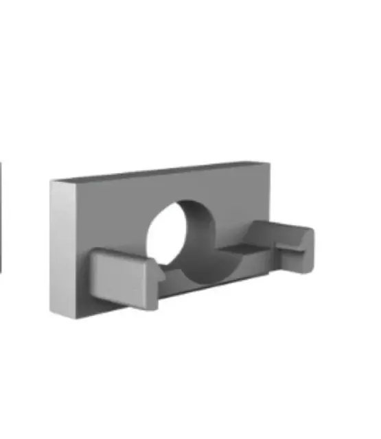 Eindkap met kabeldoorvoer - 304ALU