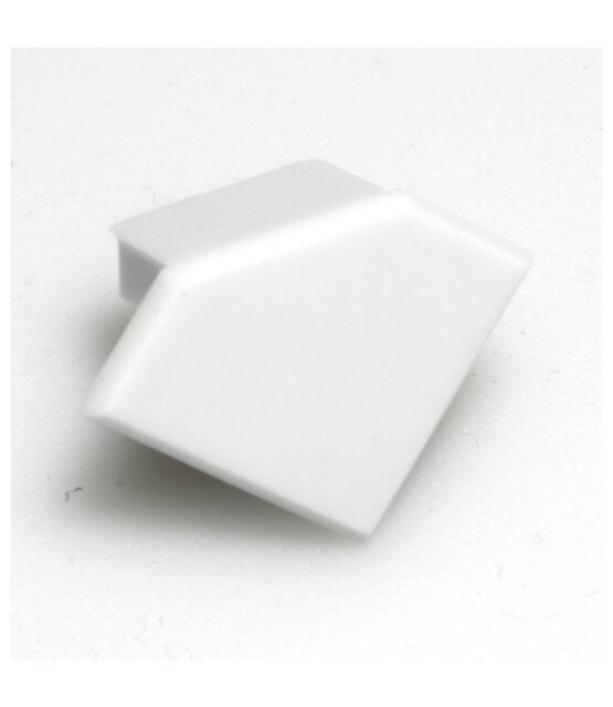 Eindkap zonder kabeldoorvoer - C23WIT