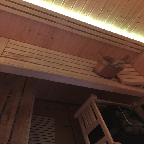 Waar moet u op letten bij LED strips in een sauna