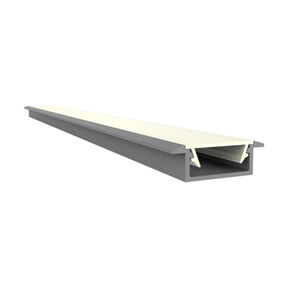 LED inbouw profiel met afdekking 15 mm x 6mm - 308ALU