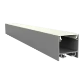 LED opbouw profiel met afdekking 20 mm x 20 mm - 318ALU