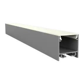LED opbouw profiel met afdekking 20 mm x 20 mm - 318ALU
