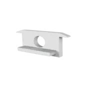Eindkap met kabeldoorvoer - 308WIT
