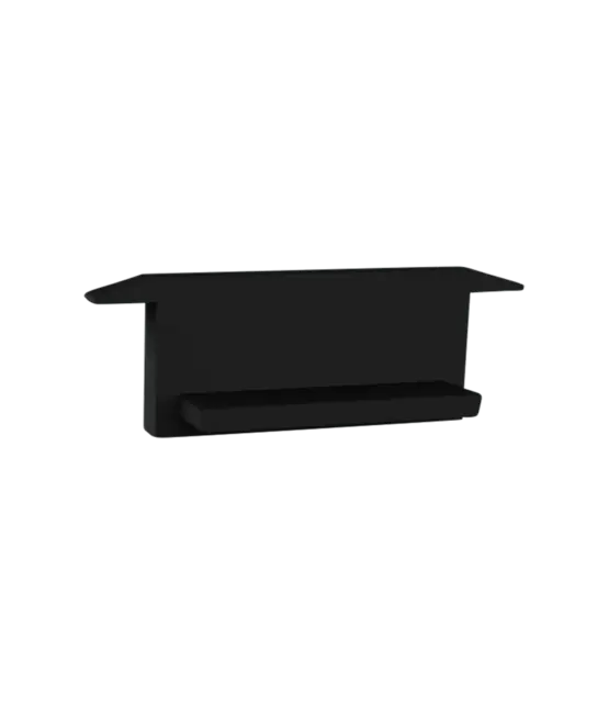 Eindkap zonder kabeldoorvoer - 308ZWART