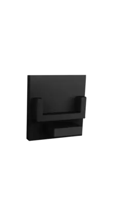 Eindkap  zonder kabeldoorvoer - 303ZWART