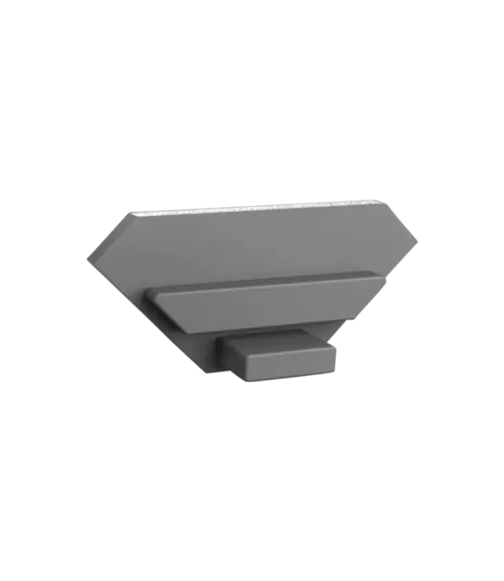 Eindkap  zonder kabeldoorvoer - 323ALU