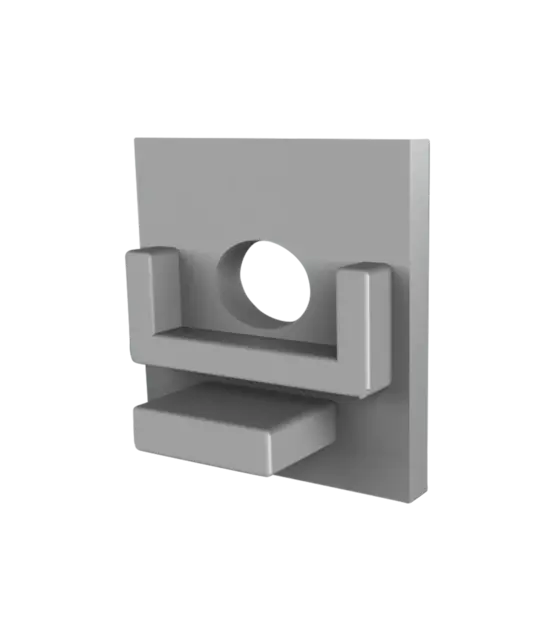 Eindkap  met kabeldoorvoer - 318ALU