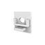 Eindkap voor LED profiel - Luksus Eindkap met kabeldoorvoer - 318WIT