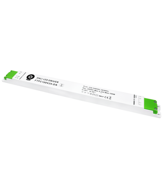 SLIM DALI LED voeding 100 watt 24 volt 4,16 Ampère - IP20 - compact - FTPC100V24-DA