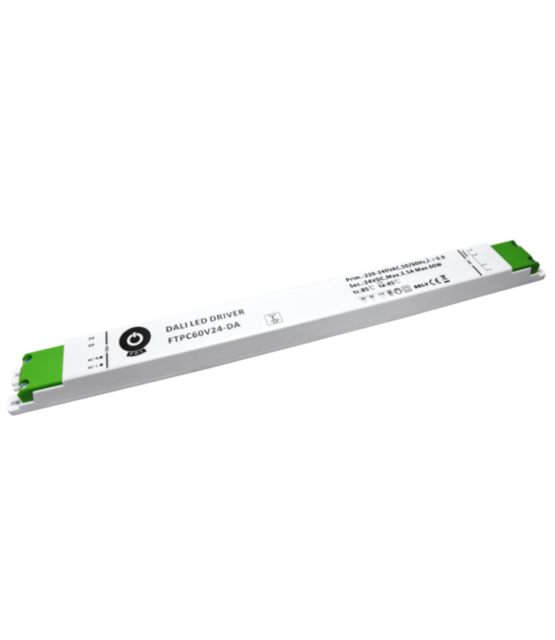 SLIM DALI LED voeding 60 watt 24 volt 2,5 Ampère - IP20 - compact - FTPC60V24-DA