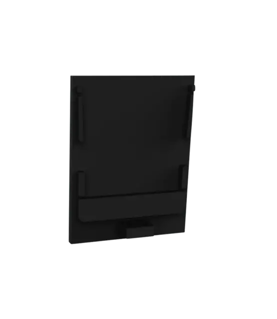 Eindkap  zonder kabeldoorvoer - XL340ZWART