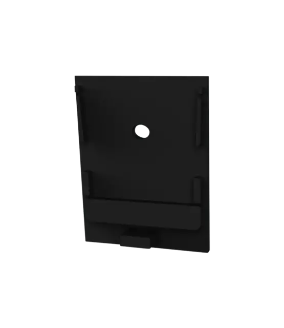 Eindkap  met kabeldoorvoer - XL340ZWART