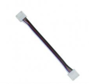 10mm RGBW/RGBWW koppelstuk met aan 2 kant een connector - IP20