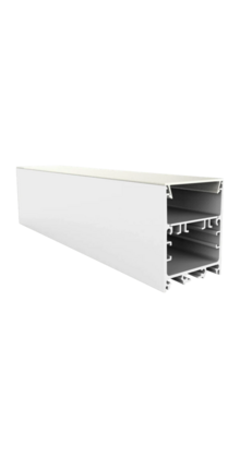Wit LED profiel inclusief klikafdekking 40mm x 50mm - XL340WIT