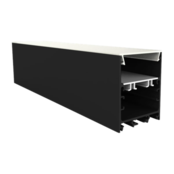 Zwart LED profiel inclusief klikafdekking 40mm x 50mm - XL340ZWART