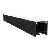 LED profiel inclusief klikafdekking 20mm x 20mm - 318ZWART