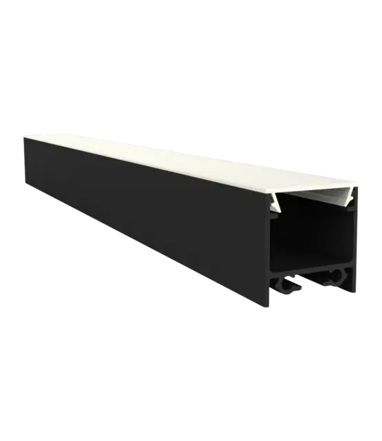 LED profiel inclusief klikafdekking 20mm x 20mm - 318ZWART