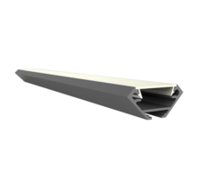 LED hoekprofiel inclusief afdekking 27.05 x 12.35 mm - 323ALU
