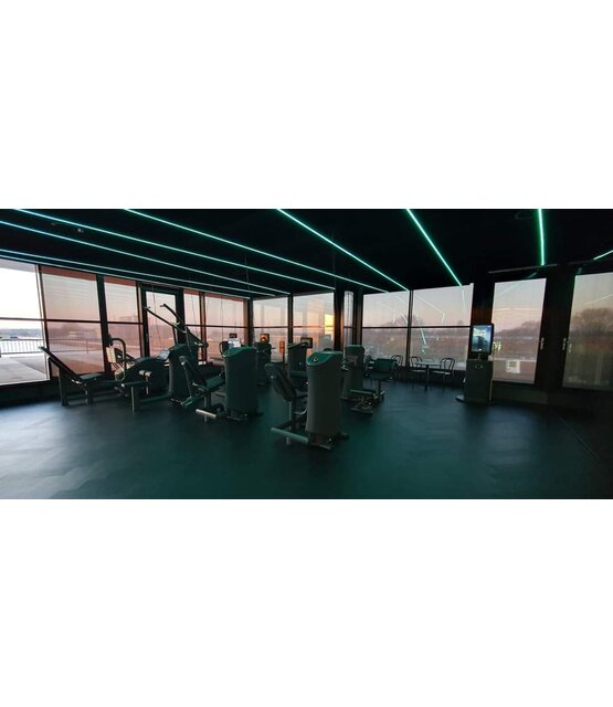 Zwart LED opbouw profiel met afdekking 18,1 mm x 19,02 mm - 18ZWART