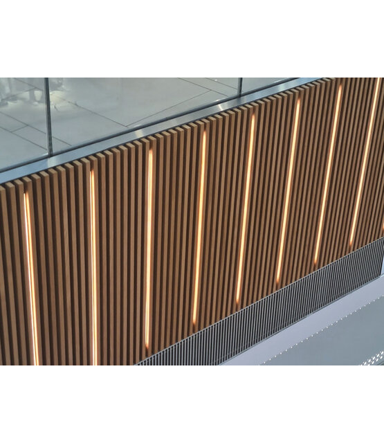 Wit LED profiel met opaal klikafdekking 12,2 mm x 7 mm - SLIM100WIT