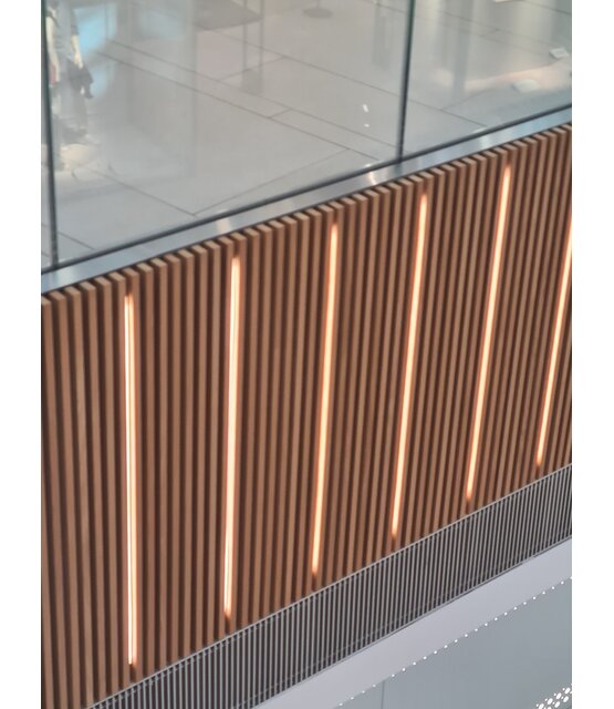 Wit LED profiel met opaal klikafdekking 12,2 mm x 7 mm - SLIM100WIT