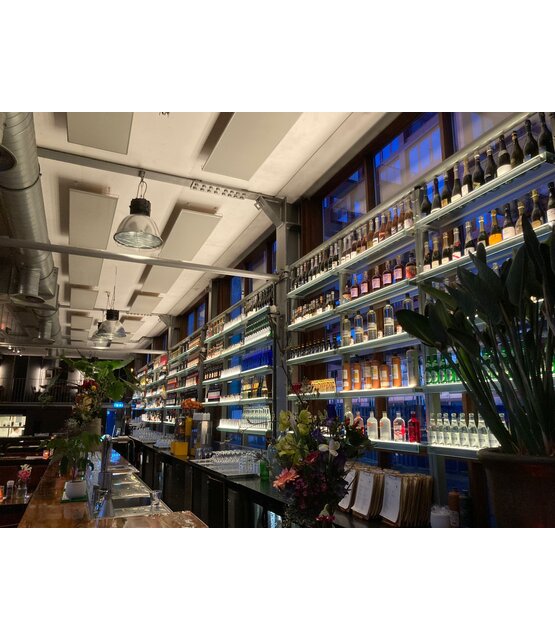 LED profiel met afdekking 24 mm x 9 mm - 09ALU