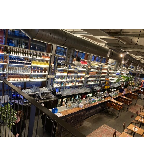 LED profiel met afdekking 24 mm x 9 mm - 09ALU