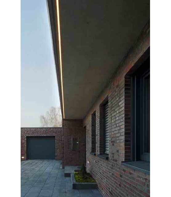 XL LED profiel met afdekking 26.79 mm x 26 mm XL06ALU