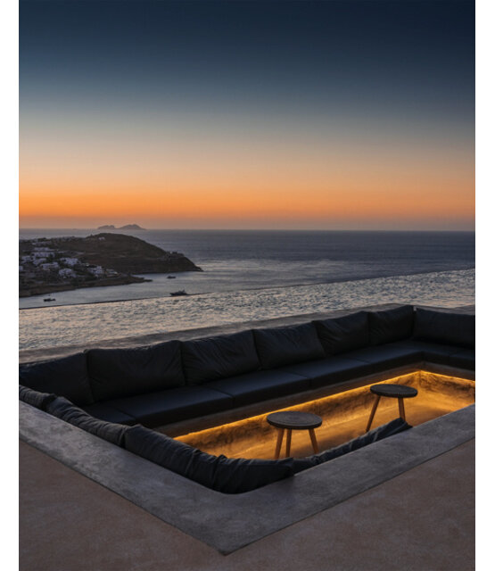 Waterdichte COB LED strip 12 volt 2700K extra warm wit 9W 1020LM 480LED p/m IP68 - 5 meter