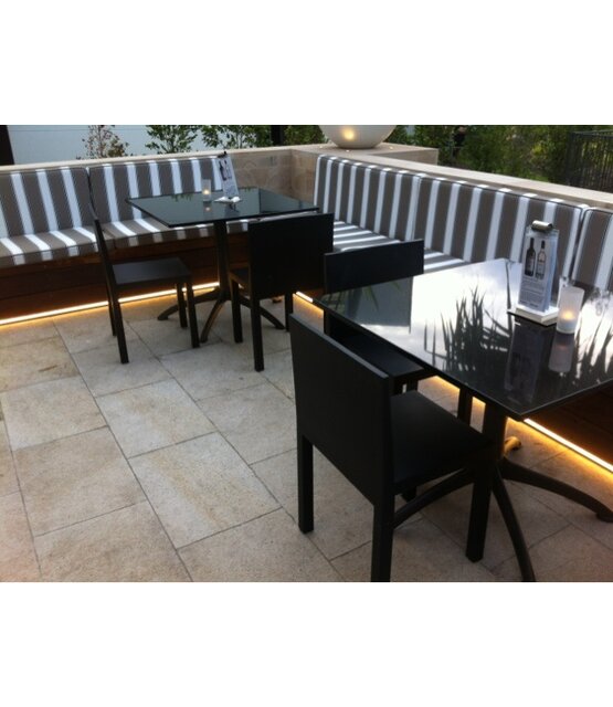 Waterdichte COB LED strip 12 volt 2700K extra warm wit 9W 1020LM 480LED p/m IP68 - 5 meter