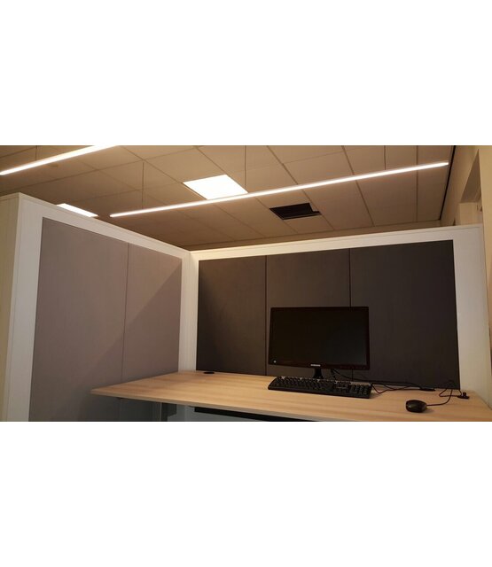ALU Ophangsysteem voor LED profiel - PL10Alu, PL10Wit, PL10Zwart✅