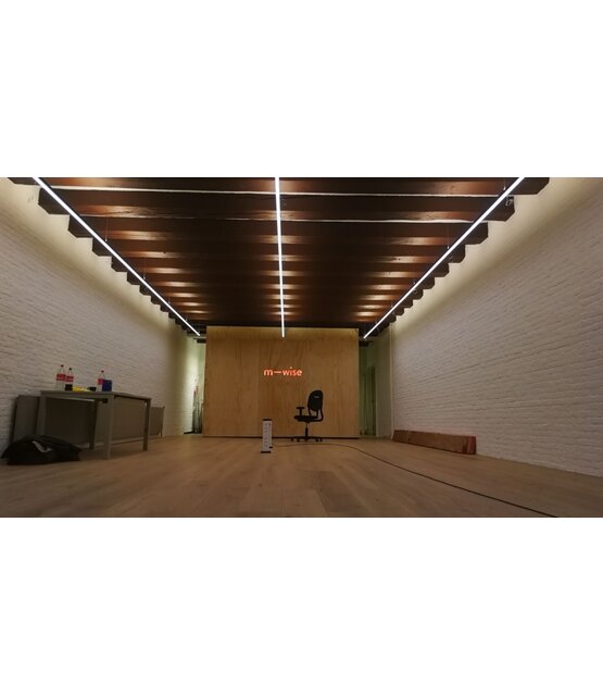 XL LED profiel met klikafdekking naar keuze 26,79mm x 11,69mm - XL04ALU