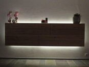 LED Strip 12 volt 4000k natuurlijk wit 9,6W 1020LM 120LED p/m IP20 - 5 meter