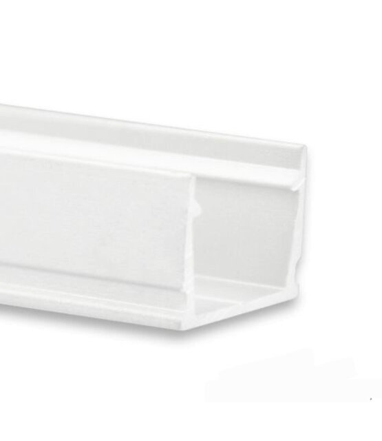 Wit LED profiel met klikafdekking 13,4 mm x 11,46 mm – SLIM04WIT