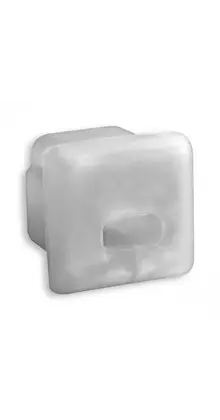 Eindkap voor LED profiel slim06alu/slim06zwart met kabeldoorvoer