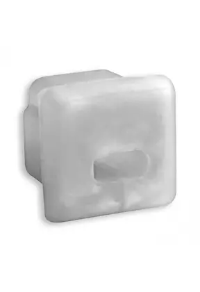 Eindkap voor LED profiel slim06alu/slim06zwart met kabeldoorvoer