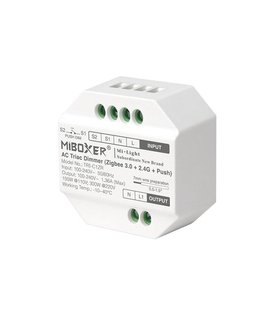 Trackrail ZIGBEE LED dimmer - Miboxer TRI-C1ZR