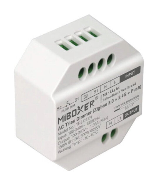 Trackrail ZIGBEE LED dimmer - Miboxer TRI-C1ZR