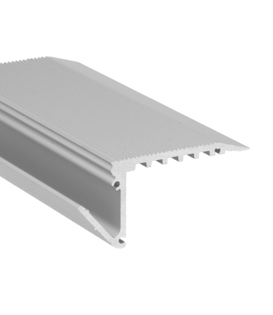 LED trapprofiel 2 meter met klikafdekking 58,9mm x 27,5mm – B12ALU