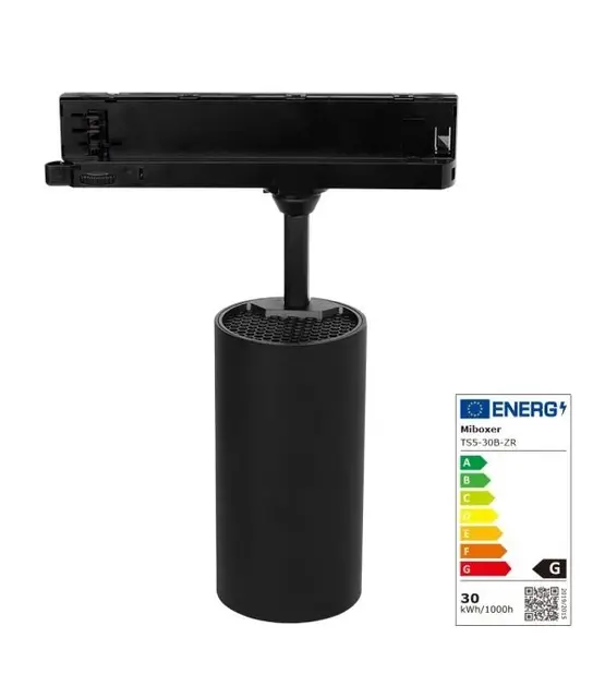 3- fase rail spot zwart Miboxer tracklight RGB+CCT Zigbee 3.0 + 2.4GHz